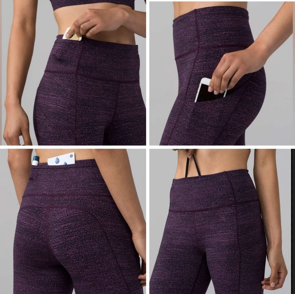 Rare Lululemon Fast & Free 7/8 Tight II Nulux 25